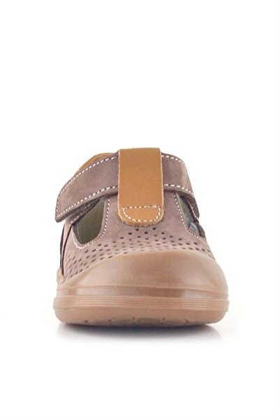 Rakerplus Shaun Genuine Leather Sand Tan Velcro Anatomical Baby Sandals