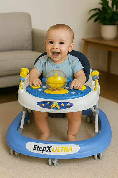 YOGNETIC StepX Ultra Müzikli Işıklı Yürüteç | Gelişim Destekli Eğitici | 10 T...