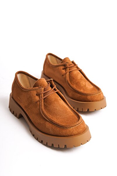 MARSEDO Halsey Taba Women's Loafer - Lace-Up Casual Shoes