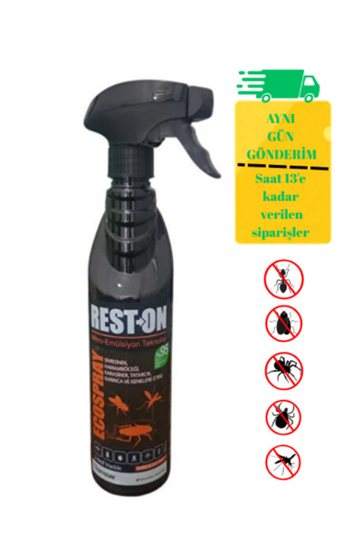 ENTOSAV Rest On Portakal Kokulu Ecosprey 400 Ml Hamamböceği, Sivrisinek, Yakarca, Kene ve Karınca İlacı