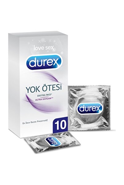 Durex Yok Ötesi Ultra Kaygan 10lu Prezervatif