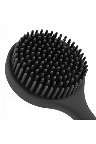 Best Ladies Two-piece back scrubber for showering, soft silicone bath brush with long double-sided handle
