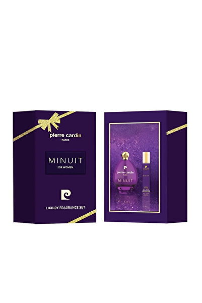 Pierre Cardin Minuit EDP Kadın Parfüm Seti 100 ml & 20 ml|Çiçeksi, Meyveli|Frenk Üzümü, Mandalina, Armut, Erik