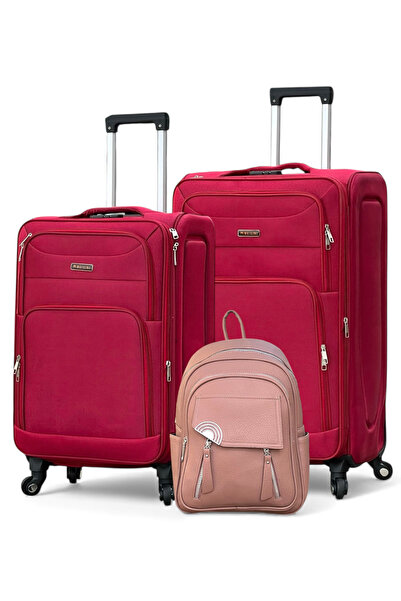 ZAAPPY Soft Material 20 Inch(7-10kg) & 24 Inch(20-25kg) Luggage - Stylish Backpack Combo