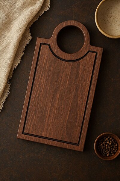 fam wood art طبق تقديم الجبن والشوكولاتة من الخشب الطبيعي مستطيل الشكل مصنوع ...