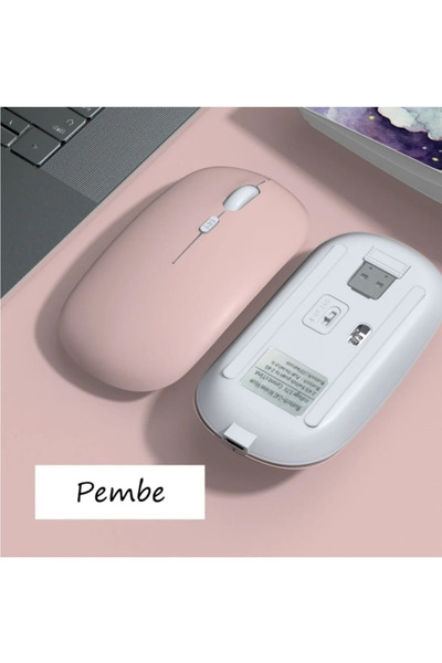 Everest Grup Mouse Bluetooth Wireless Şarjlı Fare 2.4g mouse