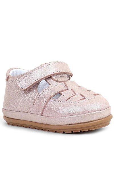 Rakerplus Muppet Genuine Leather Glitter Powder Velcro Anatomical Baby Sandals Shoes