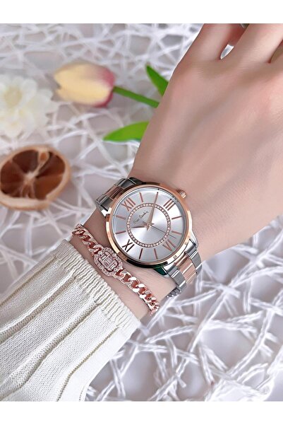 Pierre Cardin Pc.1250.a Steel Cord Women's Wristwatch 30 Mt Waterproof Does Not Throw Blackening Color