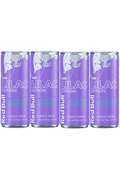 Red Bull مشروب الجريب فروت والزهر إصدار الليلك 4عبوات * 250 مل