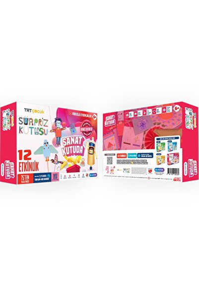 USTURLAB Surprise Box 2St in Art Box Print Activity Box 6 Educational Games