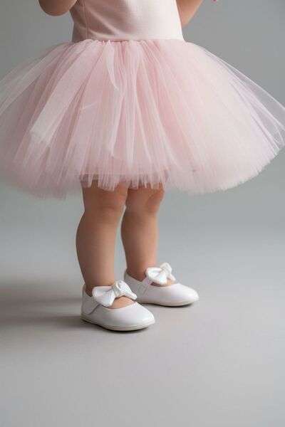 Görkem bebe ayakkabı ve tekstil Dívčí dětské ploché boty s Cirt