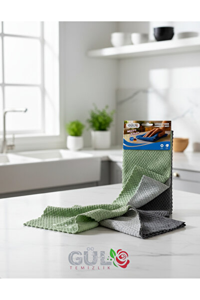 GÜL TEMİZLİK 3'LÜNEO BEZ (30X30CM)
