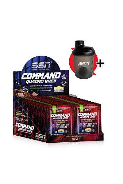 SSN Sports Style Nutrition Command Quadro Whey 22 gr X 40 Şase Kutu 880 gr (Ç...