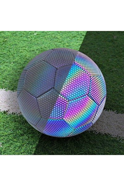 Timebox Minge de fotbal din PU durabilă, cusută la mașină, strălucitoare și r...