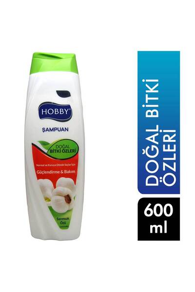 Hobby Garlic Extract Herbal Shampoo 600 ml |   Strengthening Care