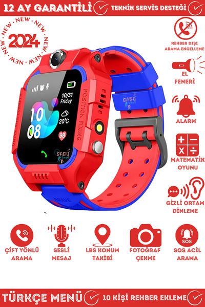 TEKNOBO akıllı cocuk saatı sımkartlı konusma uzaktan takıp ortam dınleme rehb...