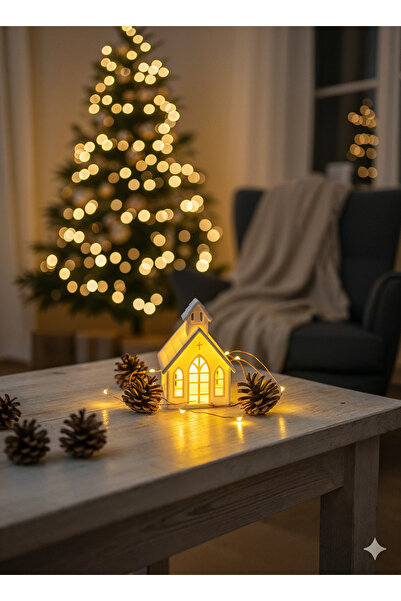 Slyvia Auro Church - 3D Baskı Mini Kış Köyü- (1 Adet)