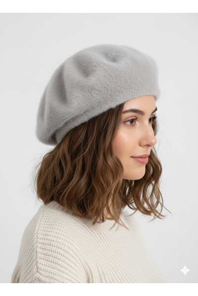 STELLA VESTİNO Angora French Painter Hat