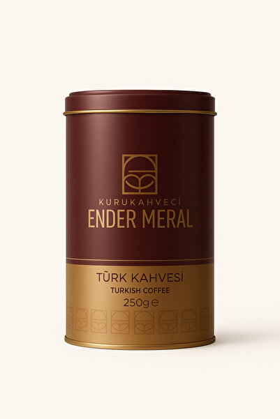 Kurukahveci Ender Meral Türk Kahvesi 250 Gr Metal Kutu