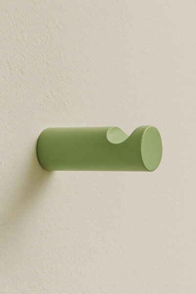 od orient design Adaçayı Yeşili - İskandinav Stili Ahşap Askı