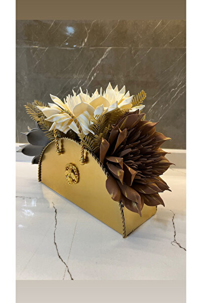 Çiçekdekor Çanta vazo aranjman