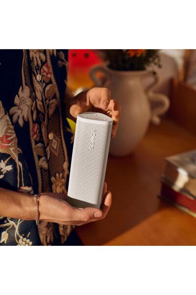Sonos Roam 2 | مكبر صوت ذكي محمول عالي الدقة | مقاوم للماء (IP67) | مقاوم للسقوط | بطارية تدوم 10 ساعات |