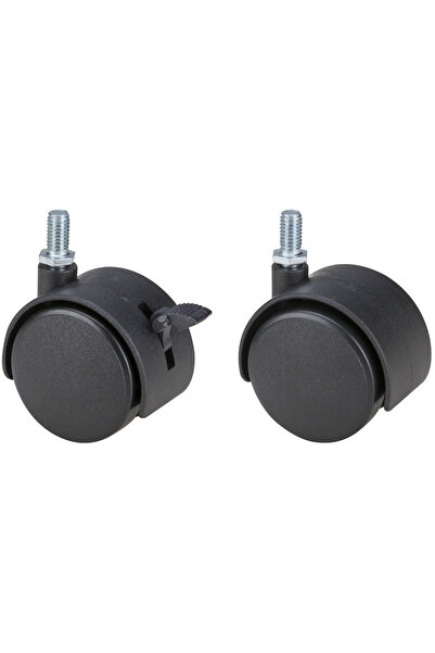 Evotools Roată pivotantă cu șurub pentru mobilă 50 mm fără frână M8x15 mm 20 kg