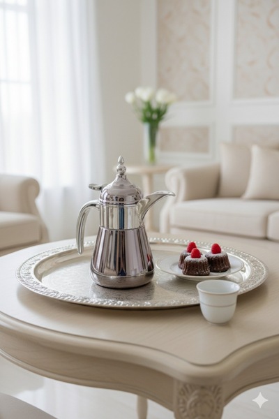 Generic ترمس شاي وقهوة بنمط دلة (500 مل)