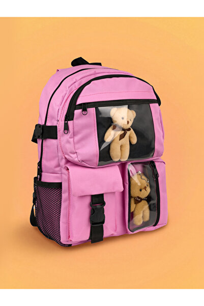 Rosmod Τσάντα Unisex με πολλά θήκες με αρκουδάκι