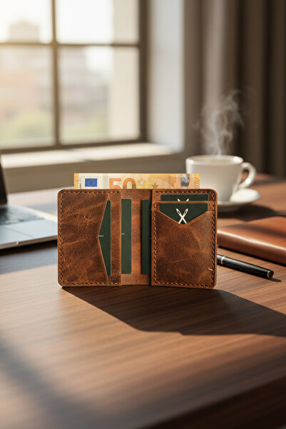 Koof Craft Genuine Leather Wallet, Brown Leather Wallet, Gift Product, Handmade, Stylish and Durable