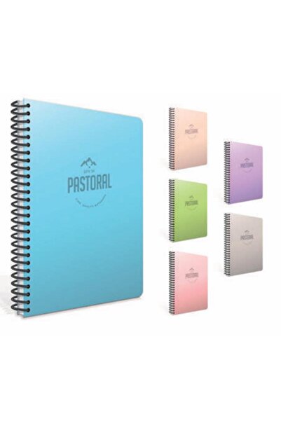 Gıpta Pastoral Notebook Spiral Plastic Cover A4 120 Sheets Lined