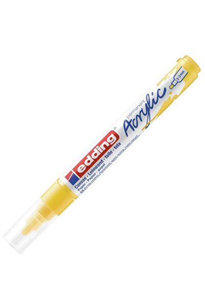 Edding 5100 Akrilik Markör 2-3mm Yuvarlak Uç Fosforlu Sarı