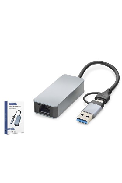 HADRON HDX7865 محول إيثرنت USB من النوع C 3.0 بسرعة 2.5 جيجابت في الثانية بال...