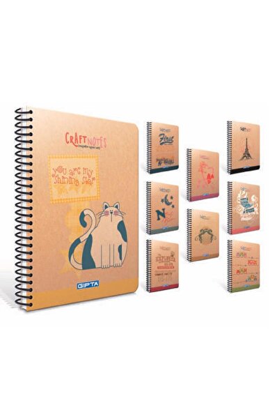 Gıpta دفتر حرفي بغلاف صلب مقاس A4 100 ورقة مسطرة