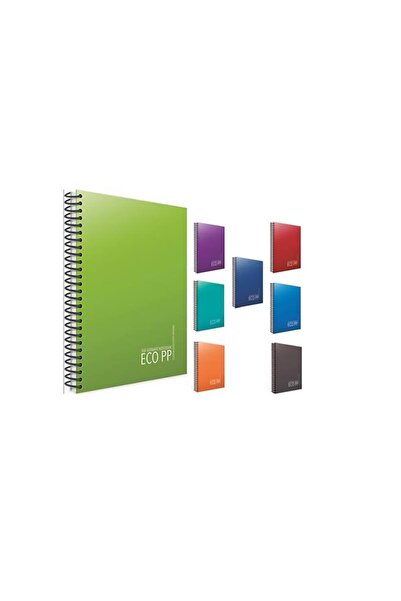 Gıpta Eco Pp A4 80Yp Spiral Plastic Cover Notepad Checkered - 1 Piece / 3-2030000-2012