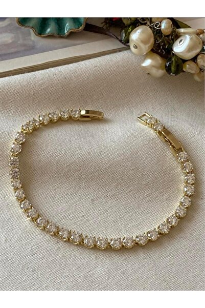 XUPING JEWELRY 14K GOLD RENK PIRLANTA KESİM ZİRKON TAŞLI SUYOLU KADIN BİLEKLİ...