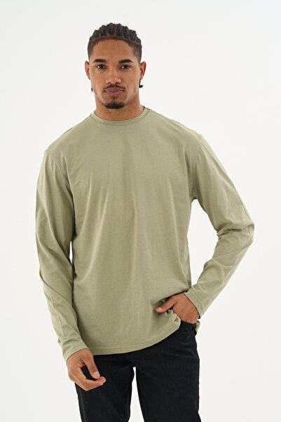 Superlife Men's Crew Neck Long Sleeve T-Shirt Spr24Ts41