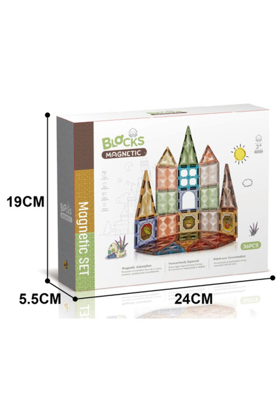 Bufnitel Diamond magnetic game - 36 pieces (7.5 cm)