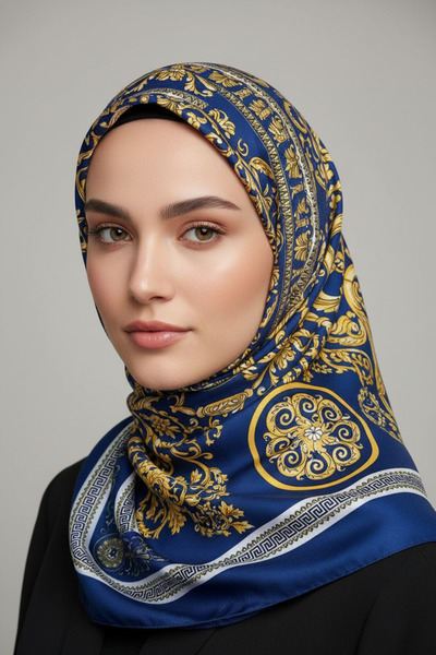 LadyCoco Soft Cotton Circle Patterned Shawl