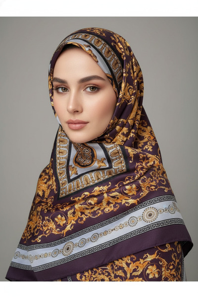 LadyCoco Soft Cotton Circle Patterned Shawl