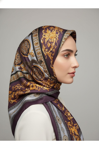 LadyCoco Soft Cotton Circle Patterned Shawl