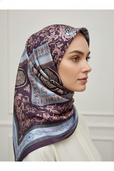 LadyCoco Soft Cotton Circle Patterned Shawl