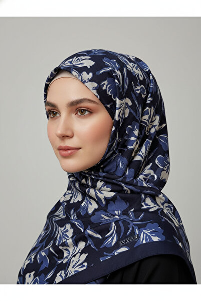ZER Floral Motif Floral Patterned Special Design Shawl