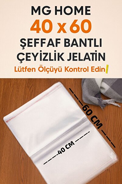 MG HOME 100 قطعة 40x60 قطعة مهر جيلاتينية شفافة مخططة - تصميم