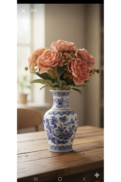 YASİMA زهرة اللوتس ذات الرأس الكبير، زخرفة ديكور المنزل بلون البلاط