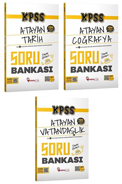 Genel Markalar Hoca Kafası KPSS Tarih+Coğrafya+Vatandaşlık Atayan Soru Bankas...