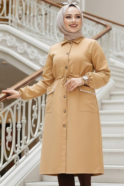 Neva Style Бісквіт з кнопками для хіджабу - 91781BS