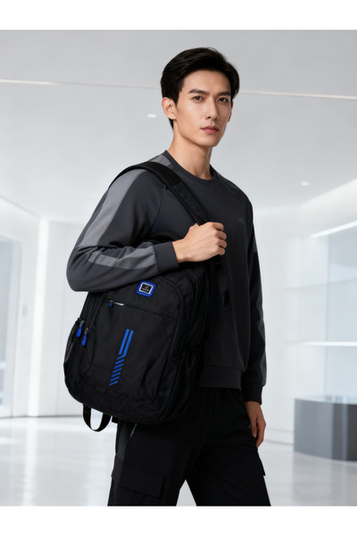 Generic Leisure Travel Backpack Business Sports Large Capacity Debulk Dual-Shoulder Bag