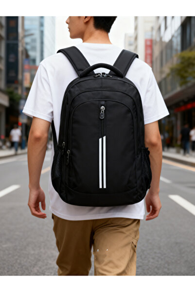 Generic Leisure Travel Backpack Business Sports Large Capacity Debulk Dual-Shoulder Bag