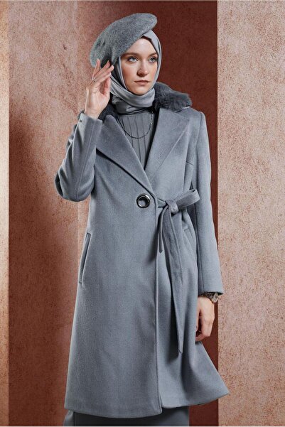 Alvina Поясний пальто з деталями 90502